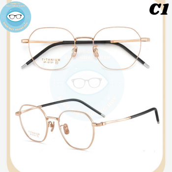 Gọng kính kim loại mã